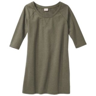 Mossimo Supply Co. Juniors Sweatshirt Dress   Olive XL