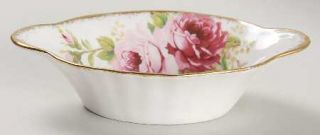 Royal Albert American Beauty (White Background) 5 Oval Sweet Meat Dish, Fine Ch