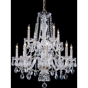 Crystorama Lighting CRY 5047 PB CL MWP Traditional Crystal Chandelier