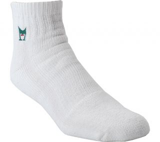 Mens Mephisto Comfort Mini Crew (3 Pairs)   White Athletic Socks