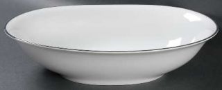 Heinrich   H&C Platinum Band 10 Oval Vegetable Bowl, Fine China Dinnerware   Gr