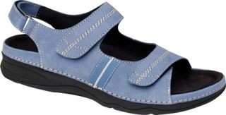 Womens Drew Dora   Blue Denim Nubuck Orthotic Shoes