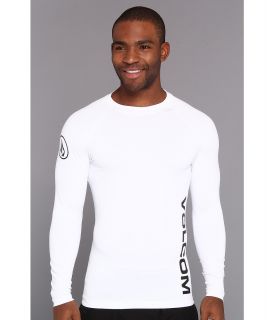 Volcom Solid L/S Thrashguard II Mens Swimwear (White)