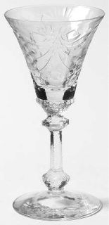 Heisey Chateau (Stem #3368/Cut) Cordial Glass   Stem #3368, Cut #867, Cut Floral