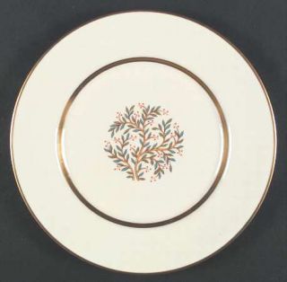 Franciscan Fremont (Gold Trim) Dinner Plate, Fine China Dinnerware   Leaves&Berr