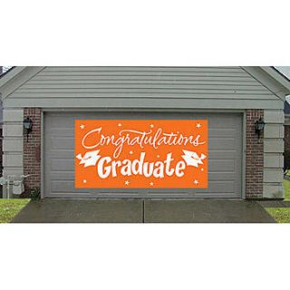 Orange Congrats Grad Gigantic Greetings