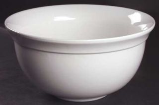 Pfaltzgraff Hearth Dough Bowl, Fine China Dinnerware   All White Stoneware,Bake