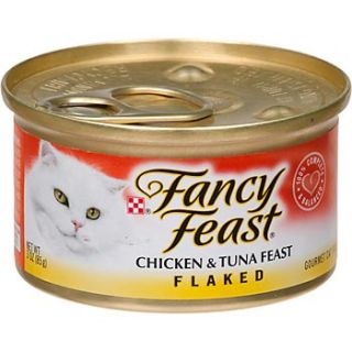 Flaked Chicken and Tuna Feast Gourmet Cat Food