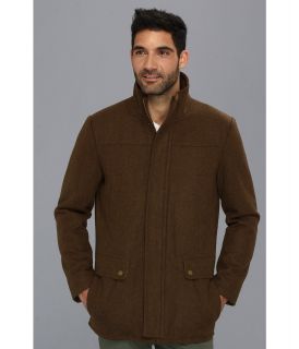 Kenneth Cole New York Wool Car Coat Mens Coat (Brown)