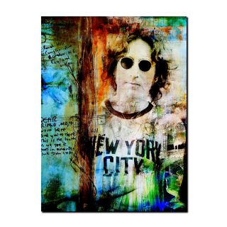 Alexis Bueno John Lennon Acrylic Wall Art (LargeSubject PeopleMedium Ink PrintImage dimensions 32 inches high x 24 inches wide x 2 inches deep Outer dimensions 32 inches high x 24 inches wide x 2 inches deep  )