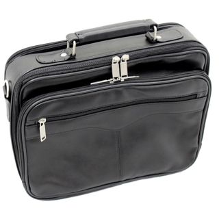 World Traveler Executive Leatherette 13 inch Laptop Case (BlackMaterials LeatheretteComputer sleeve size 13 inchAdjustable and removable shoulder strapOrganizer pocketRoomy single gusset construction with fully lined interiorRear exterior strap is desig