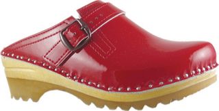Womens Troentorp Bastad Clogs Raphael   Red Patent Casual Shoes