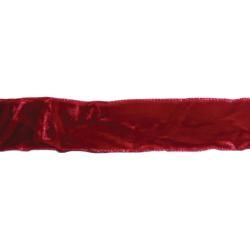 Panne De Velours/crushed Velvet 7/8x10.94 Yards red (Red. 100% nylon. Machine washable; do not bleach; do not machine dry; do not iron; may be dry cleaned. Imported. )