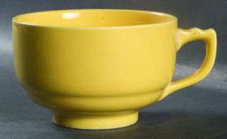 Homer Laughlin  Riviera Yellow Footed Cup, Fine China Dinnerware   Century Shape