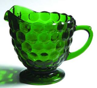 Anchor Hocking Bubble Green Creamer   Green, Glassware 40S 60S