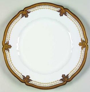 Haviland Regis Gold Dinner Plate, Fine China Dinnerware   France, Gold Encrusted