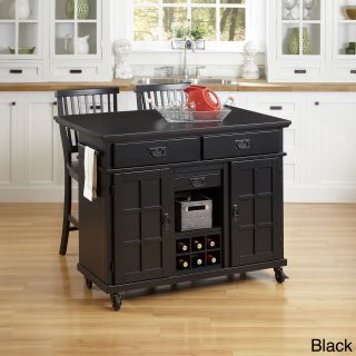Arts And Crafts Kitchen Cart With Two Stools