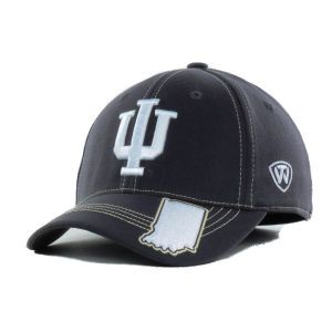 Indiana Hoosiers Top of the World NCAA Slate One Fit Cap