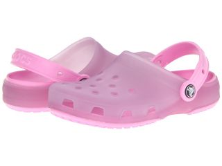 Crocs Kids Chameleons Translucent Clog Girls Shoes (Pink)