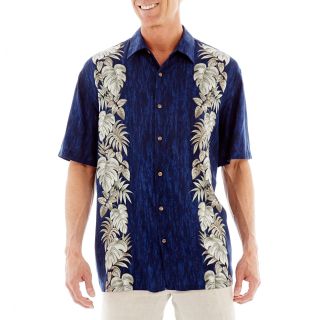 Island Shores Short Sleeve Printed Shirt, Blue, Mens