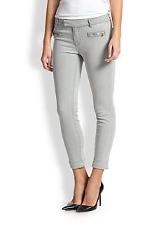J Brand Paulina Cropped Skinny Trouser Jeans   Rhythm