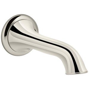 Kohler K 72791 SN Artifacts Wall Mount Bath Spout With Flare Design, Less Handle