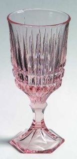 Fostoria Heritage Pink Water Goblet   Stem #2887, Pink,   Heavy Lead Crystal