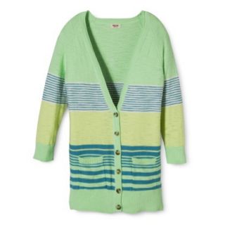 Mossimo Supply Co. Juniors Boyfriend Cardigan   Green XXL(19)