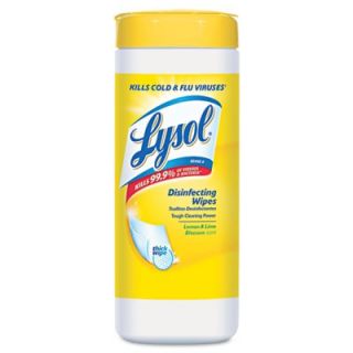 LYSOL Brand Lemon/Lime Blossom Disinfecting Wipes w/Micro Lock