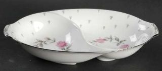 Sango Charmaine 11 Oval Divided Vegetable Bowl, Fine China Dinnerware   No Numb