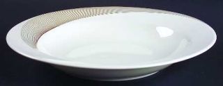 Wedgwood Tranquility Large Rim Soup Bowl, Fine China Dinnerware   Shape 225, Gol