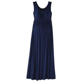 Liz Lange for Target Maternity Sleeveless Scoop Neck Maxi Dress   Blue S