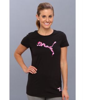 PUMA Project Pink 2013 Tee Cat Womens T Shirt (Black)