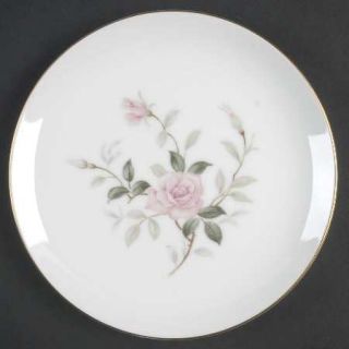 Contour Picardy Bread & Butter Plate, Fine China Dinnerware   Pink Roses