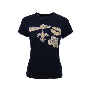 New Orleans Saints Reebok NFL Womens Kiss Me T Shirt