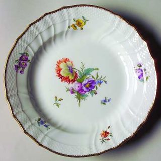 Royal Copenhagen Saxon Flower (1221) Salad Plate, Fine China Dinnerware   1221,M