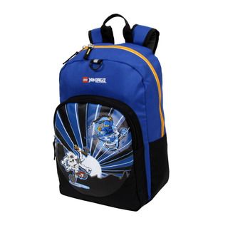 Lego Ninjago Lightning Classic Heritage Backpack (BlueRoomy main zipper compartment with interior slip pocketDesigned to keep items closer to the back panel for better weight distributionFront volume zipper pocket with organization panelEasy access side m