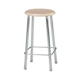 Virco Height Adjustable Stool with Saddle Seat 12118 Seat Color Sandstone, S