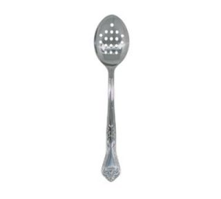 Update International 13 Crown Perforated Serving Spoon   2.7mm Stainless