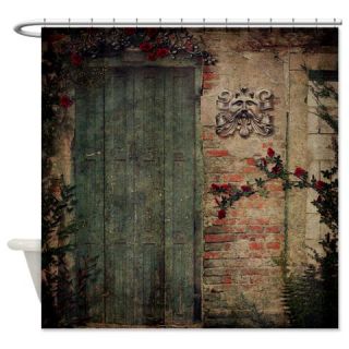  Vintage Doors Shower Curtain  Use code FREECART at Checkout