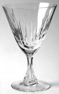 Tiffin Franciscan 17625 6 Water Goblet   Stem #17625,Vertical Cut,No Trim
