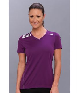 adidas Clima Chill Tee Womens T Shirt (Purple)