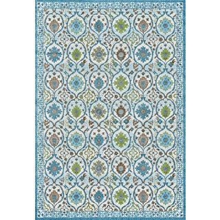 Gara Green/ Pistachio Floral Area Rug (5 X 8)