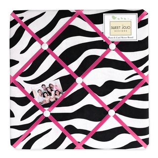 Sweet Jojo Designs Funky Zebra Bulletin Board (Microsuede)