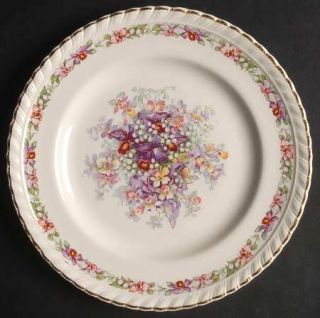Johnson Brothers QueenS Bouquet Bread & Butter Plate, Fine China Dinnerware   O
