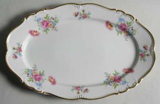 Edelstein Susanne 15 Oval Serving Platter, Fine China Dinnerware   Maria Theres