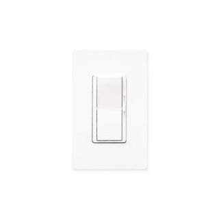 Lutron DVSCLV600PSW Dimmer Switch, 600W 1Pole Magentic Low Voltage Diva Light Dimmer Satin White