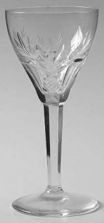Royal Leerdam   Netherland Carola Cordial Glass   Cut,Fan,Crosses