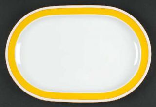 Rosenthal   Continental Exotic Yellow 13 Oval Serving Platter, Fine China Dinne