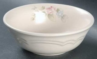 Pfaltzgraff Tea Rose Soup/Cereal Bowl, Fine China Dinnerware   Stoneware,Pink Ro